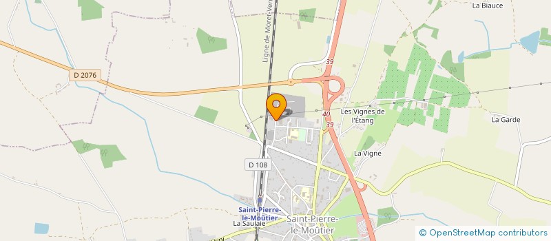 localisation de l'entreprise FAVRESSE DESSORT à SAINT-PIERRE-LE-MOUTIER