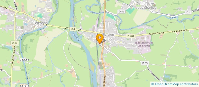 localisation de l'entreprise FAVREUIL  POUILLY-SOUS-CHARLIEU