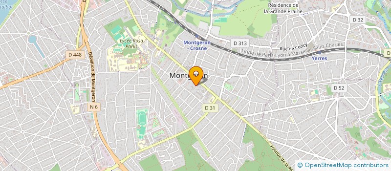 localisation de l'entreprise FAVROT SCHAEFER à MONTGERON