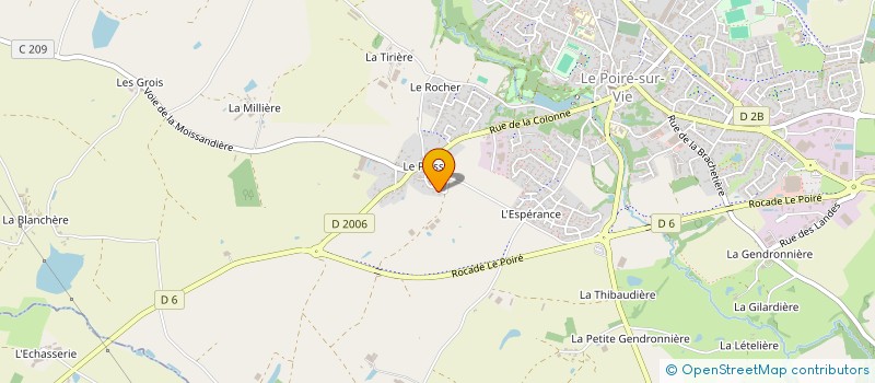 localisation de l'entreprise FAVROUL  LE POIRE-SUR-VIE