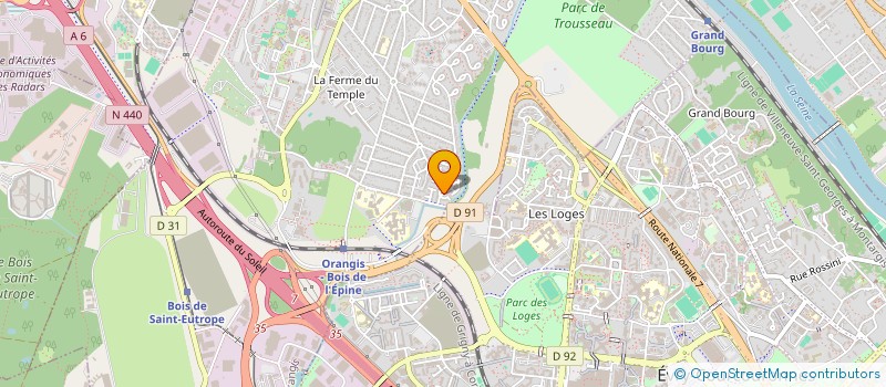 localisation de l'entreprise FAWI TECHNOLOGIES à RIS-ORANGIS