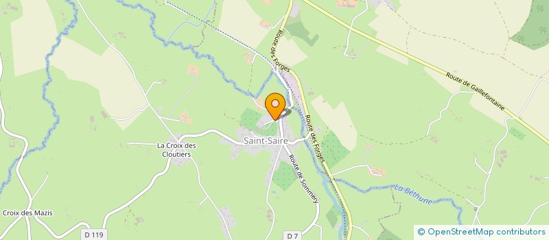 localisation de l'entreprise FAWILA  SAINT-SAIRE