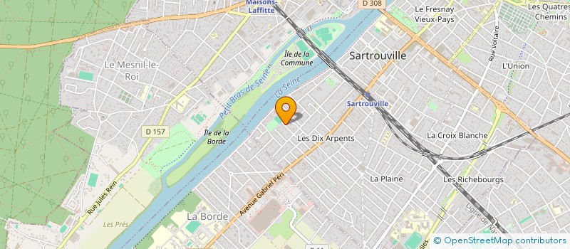 localisation de l'entreprise FAWZY IMMO  SARTROUVILLE