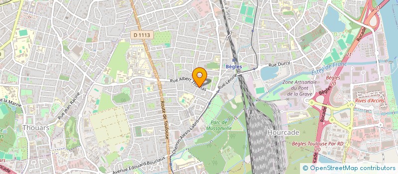 localisation de l'entreprise FAX AGEN à BEGLES