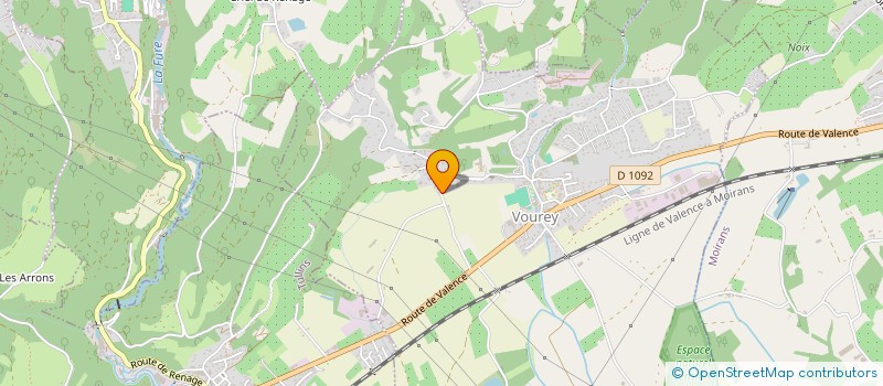 localisation de l'entreprise FAX SERVICES à VOUREY