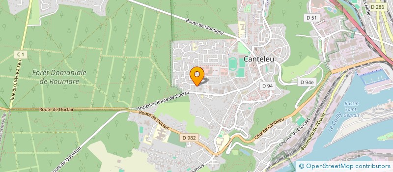 localisation de l'entreprise FAXA  CANTELEU