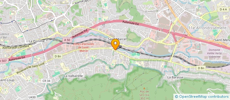 localisation de l'entreprise FAXINAL ASCENSEURS à MARSEILLE