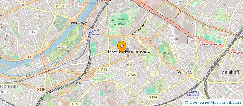 localisation de l'entreprise FAXOR à ISSY-LES-MOULINEAUX