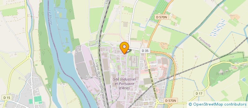 localisation de l'entreprise FAY à ARLES