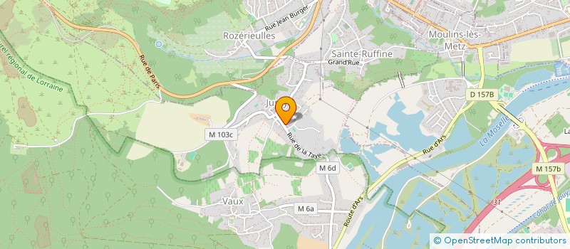 localisation de l'entreprise FAY  JUSSY