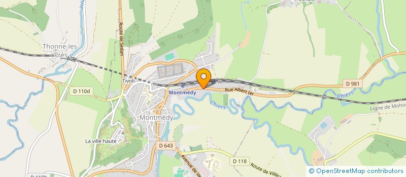 localisation de l'entreprise FAY à MONTMEDY