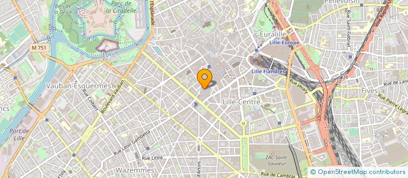 localisation de l'entreprise FAY COIFFURE à LILLE