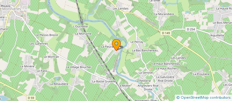 localisation de l'entreprise FAY D'HOMME à MONNIERES