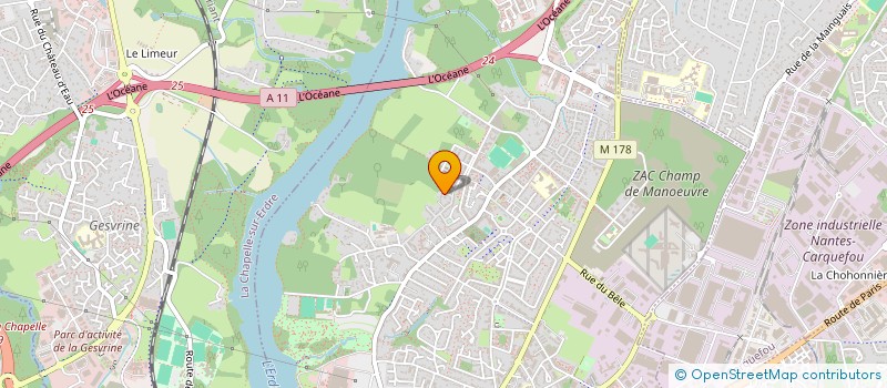 localisation de l'entreprise FAY DU LOGIS  CARQUEFOU