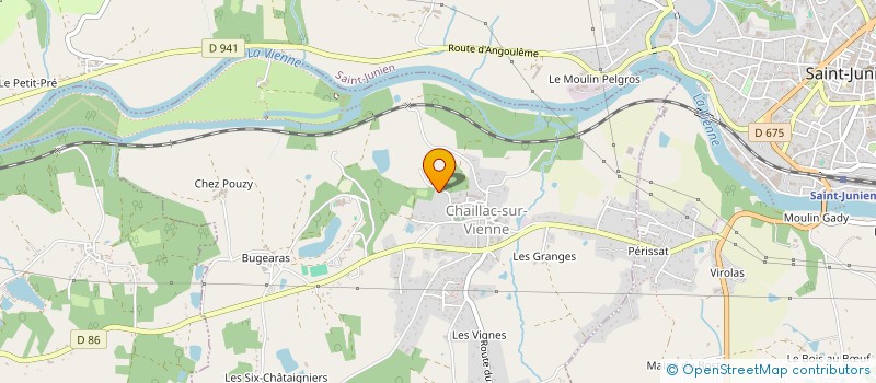 localisation de l'entreprise FAY UROS SAS  CHAILLAC-SUR-VIENNE