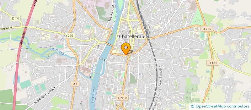 localisation de l'entreprise FAYA à CHATELLERAULT