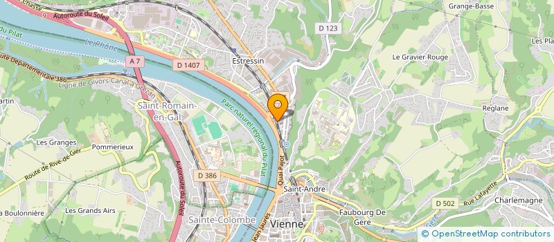 localisation de l'entreprise FAYA AGENCEMENT  VIENNE