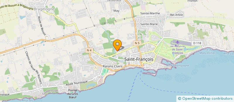 localisation de l'entreprise FAYA AUTO+  SAINT-FRANCOIS