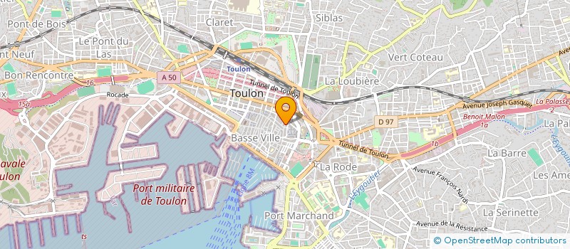 localisation de l'entreprise FAYA BURNING  TOULON