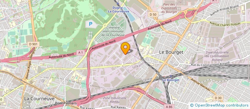 localisation de l'entreprise FAYA FRANCE à LA COURNEUVE