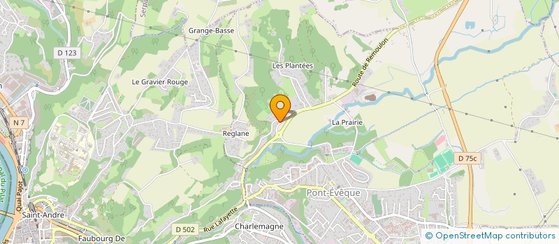 localisation de l'entreprise FAYA GROUPE  PONT-EVEQUE