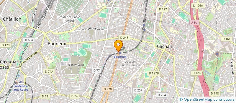 localisation de l'entreprise FAYABE à BAGNEUX