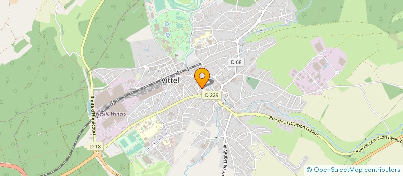 localisation de l'entreprise FAYADIS SUPERMARCHE à VITTEL
