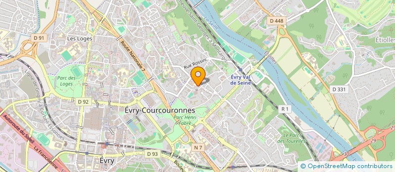 localisation de l'entreprise FAYAR8 à EVRY-COURCOURONNES