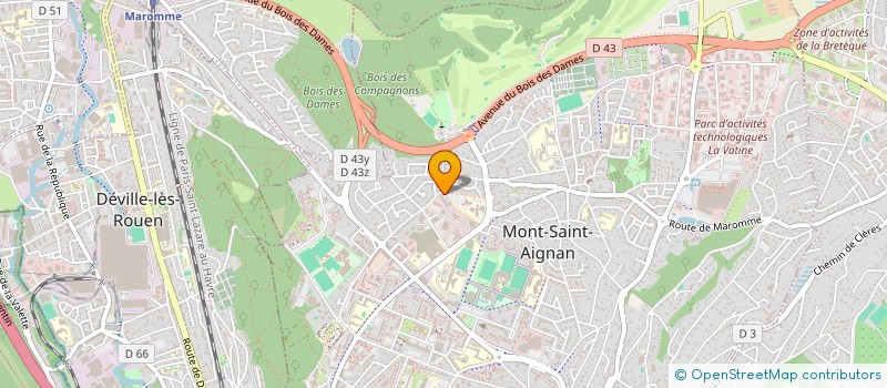 localisation de l'entreprise FAYARA PRO PEINTURE à MONT-SAINT-AIGNAN