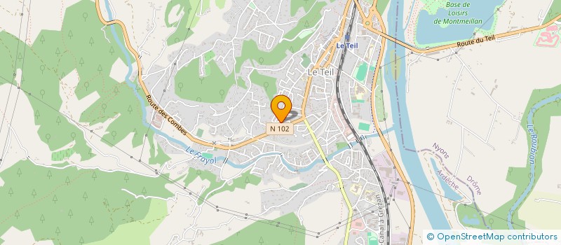localisation de l'entreprise FAYARD à LE TEIL