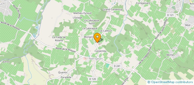 localisation de l'entreprise FAYARD ALEXIS  NERIGEAN