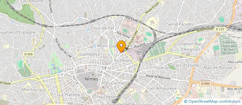 localisation de l'entreprise FAYARD TRANSPORTS  NIMES