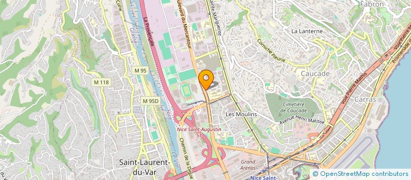 localisation de l'entreprise FAYAT BATIMENT à NICE