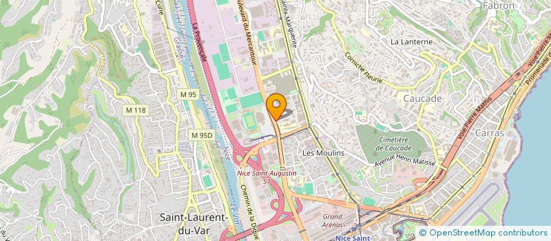 localisation de l'entreprise FAYAT BATIMENT MAINTENANCE MULTITECHNIQUES & MULTISERVICES à NICE