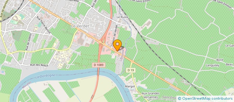 localisation de l'entreprise FAYAT ENTREPRISE TP  LIBOURNE