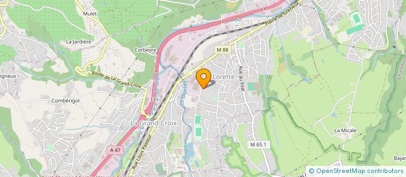 localisation de l'entreprise FAYCAL TRANSPORT  LORETTE