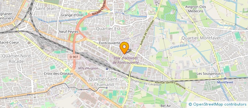 localisation de l'entreprise FAYD'HERBE à AVIGNON