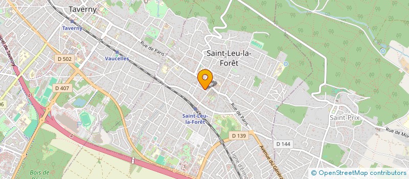 localisation de l'entreprise FAYE CORPORATE à SAINT-LEU-LA-FORET