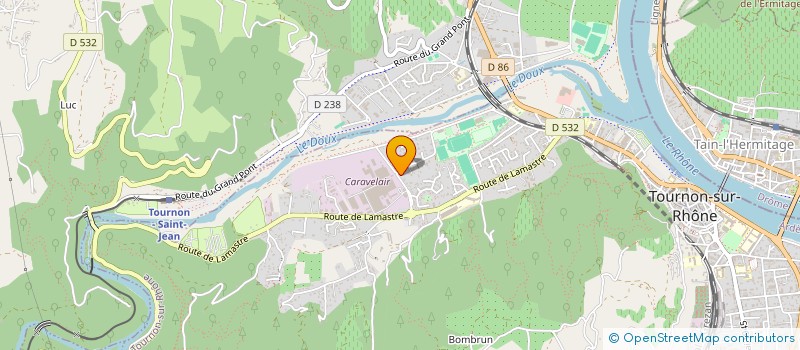 localisation de l'entreprise FAYE IMMO à TOURNON-SUR-RHONE