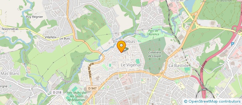 localisation de l'entreprise FAYE IMMO à LIMOGES