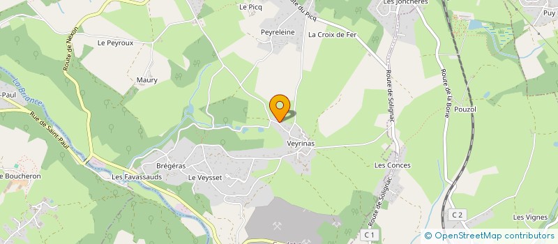 localisation de l'entreprise FAYE PERE ET FILS  CONDAT-SUR-VIENNE