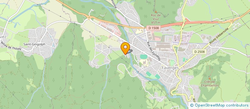 localisation de l'entreprise FAYEK INVESTISSEMENT  FAVERGES-SEYTHENEX