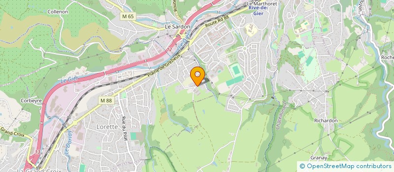 localisation de l'entreprise FAYELLE - VALLOT  LORETTE