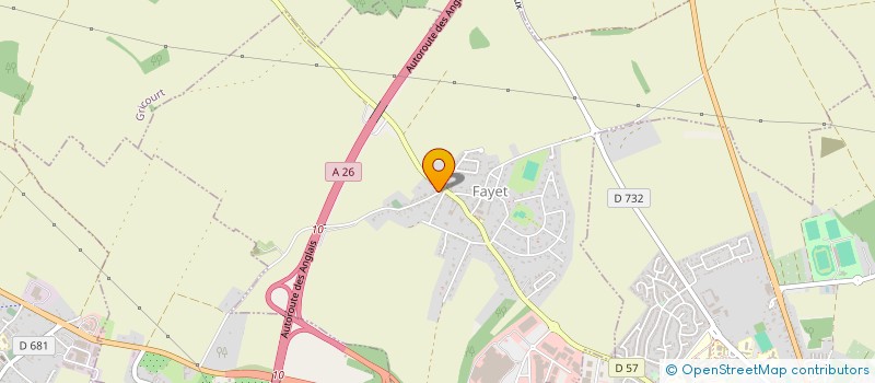 localisation de l'entreprise FAYET FOOTBALL  FAYET