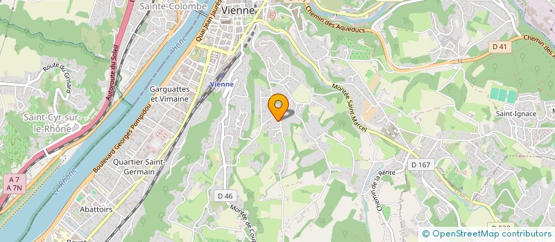 localisation de l'entreprise FAYET IMMO  VIENNE