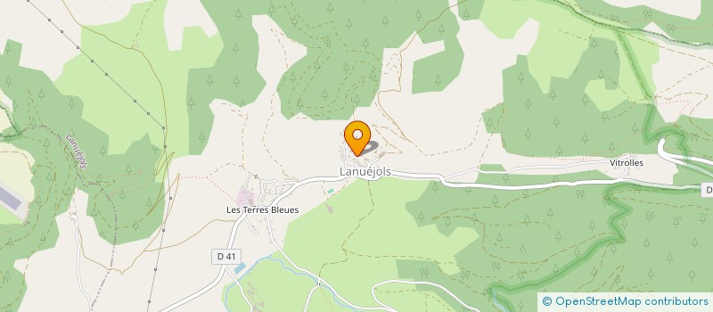 localisation de l'entreprise FAYET-VITROLLES  LANUEJOLS