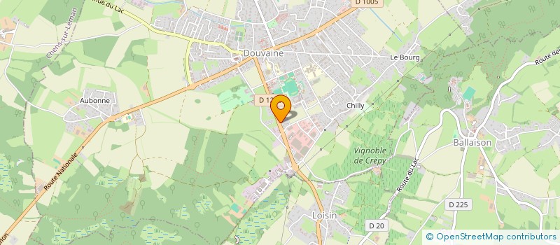 localisation de l'entreprise FAYETO  DOUVAINE