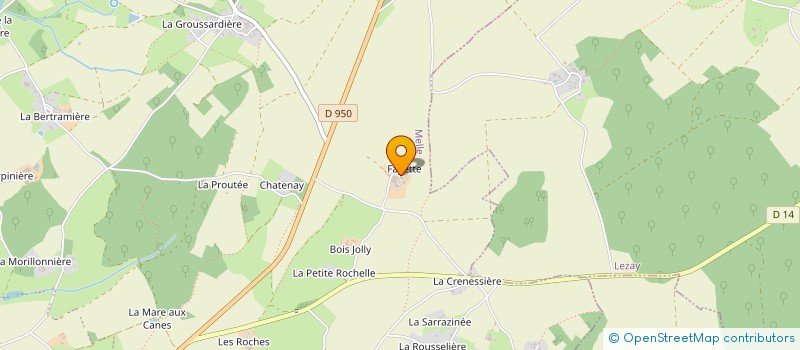 localisation de l'entreprise FAYETTE  MELLE