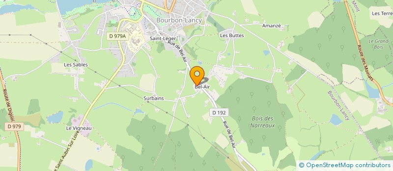 localisation de l'entreprise FAYEVIE  BOURBON-LANCY