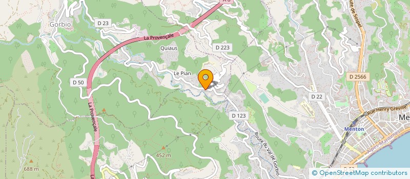 localisation de l'entreprise FAYGARDEN  GORBIO